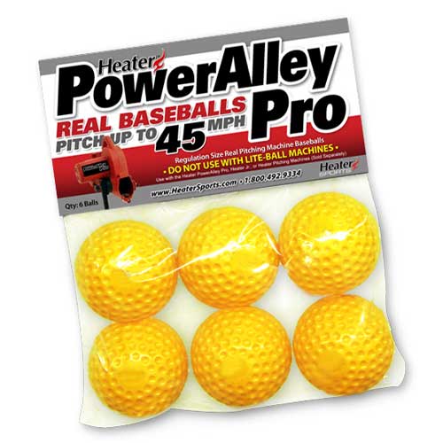 Heater PAPMB29 Poweralley Yellow Dimpledballs- 6 Pack