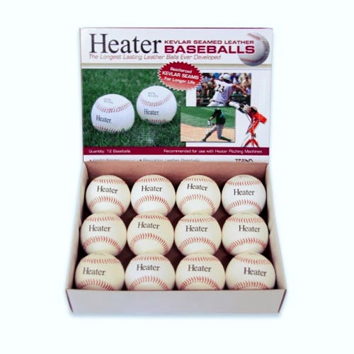Heater PMBL44 Poweralley White Leather Balls- Dozen