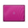 Iluv Pink Flexi-Clear Case With Dot Wave Pattern For iPad 1G