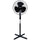 Impress  16'' Oscillating Stand Fan (black) IM-725B