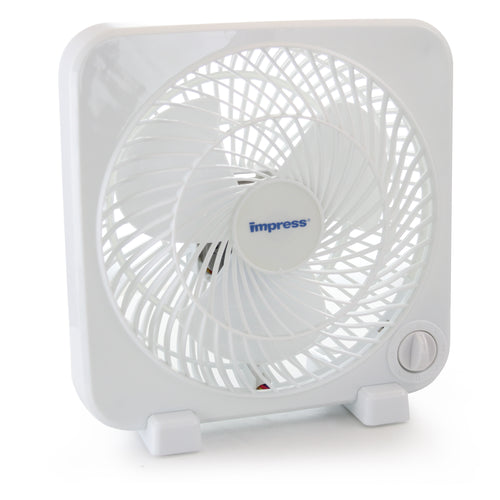 Impress  9 Inch Box Fan White