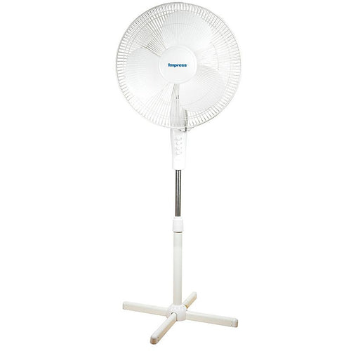 Impress  16'' Oscillating Stand Fan (white) IM-724W