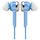Supersonic  Digital Stereo Earphones-Blue