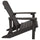 All-Weather Poly Resin Wood Adirondack Chair in Slate Gray - Flash Furniture