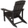 All-Weather Poly Resin Wood Adirondack Chair in Slate Gray - Flash Furniture