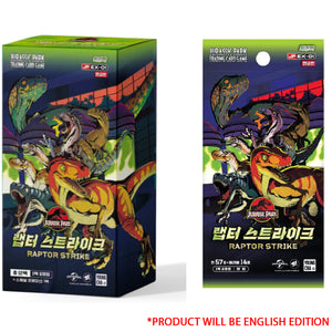 Cardmonster Inc -  Jurassic Park Tcg: Booster Expansion 01: Raptor Strike Ex-01 (24Ct) Pre-Order