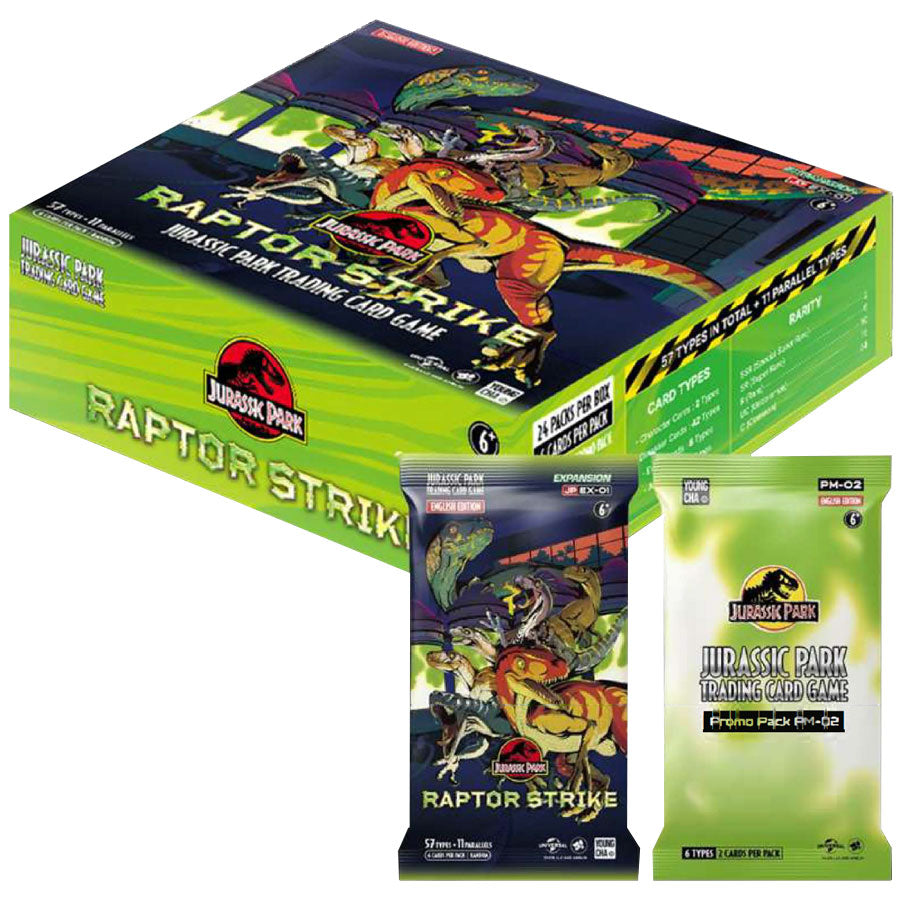 Cardmonster Inc -  Jurassic Park Tcg: Booster Expansion 01: Raptor Strike Ex-01 (24Ct) (Wave 2) Pre-Order