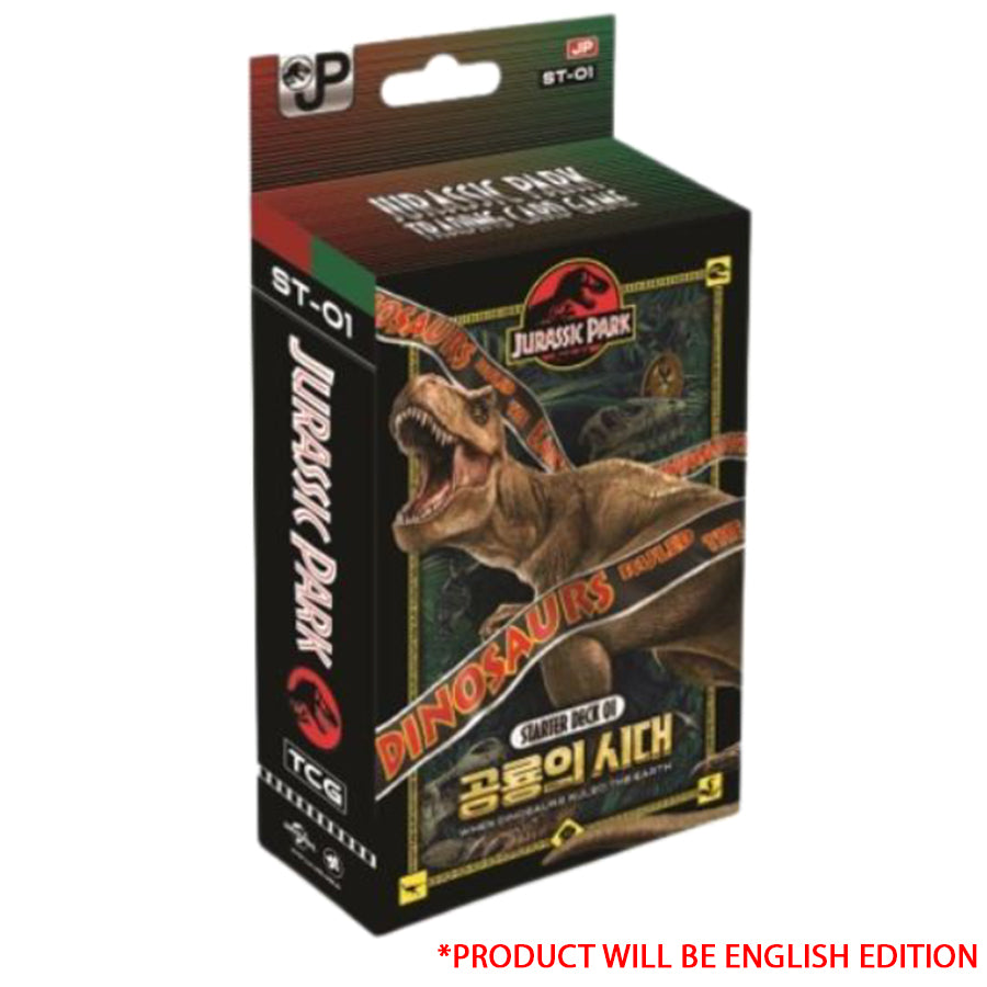 Cardmonster Inc -  Jurassic Park Tcg: Starter Deck 01: When Dinosaurus Ruled The Earth St-01 (6Ct) Pre-Order