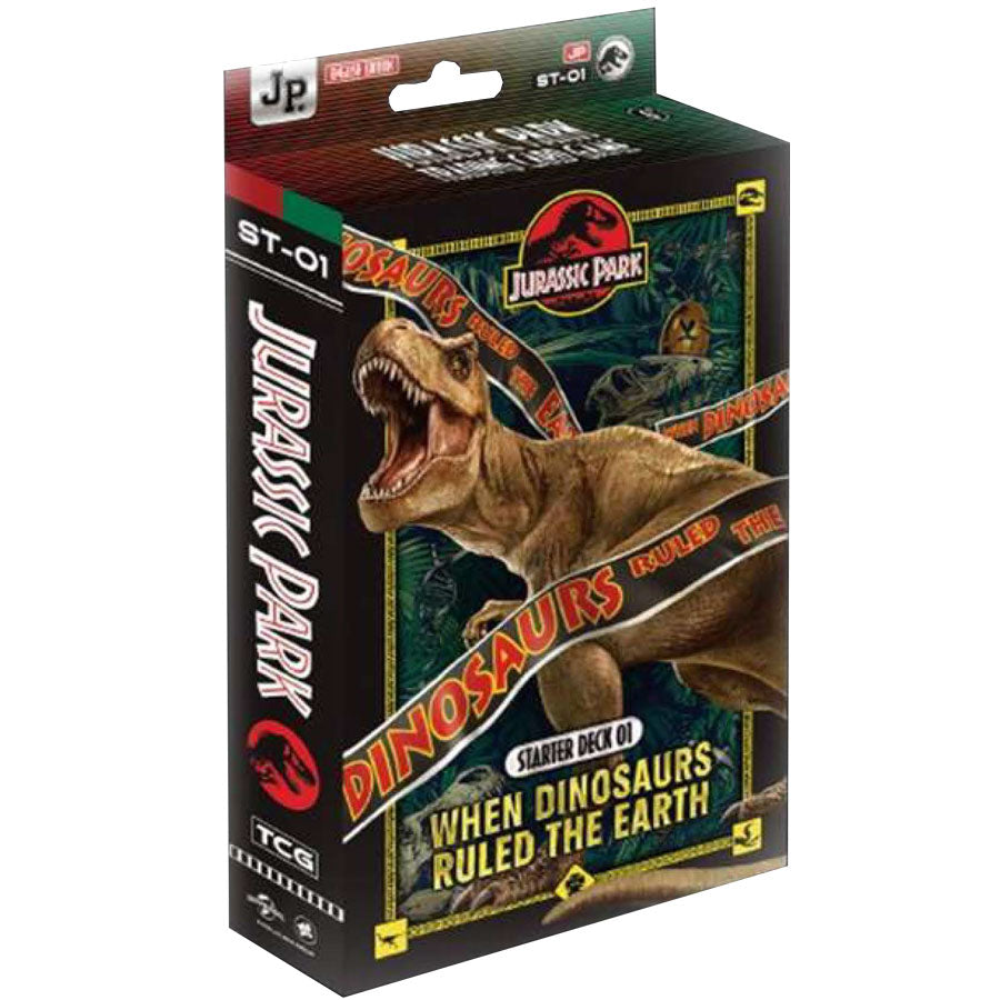 Cardmonster Inc -  Jurassic Park Tcg: Starter Deck 01: When Dinosaurus Ruled The Earth St-01 (6Ct) (Wave 2) Pre-Order