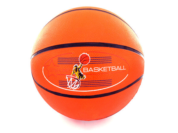 Bulk Buys OA579-15 12'' Orange Rubber Basketball - Pack of 15