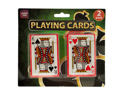 Bulk Buys NY020-72 Plastic Coated Playing Cards -Pack of 72