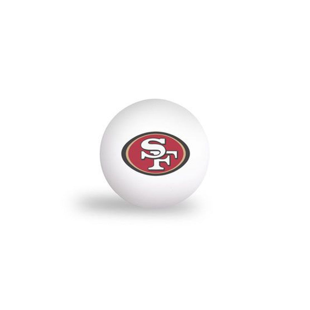 San Francisco 49ers Ping Pong Balls 6 Pack - WinCraft