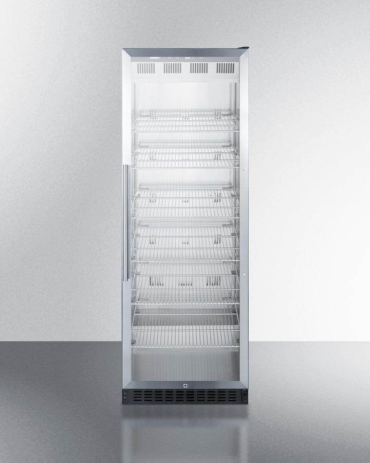 Commercial Beverage Merchandiser With 14.5 Cu.Ft. Capacity, Digital Thermostat And Self-Closing Door - SCR1401 Summit Commercial