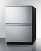 24'' Wide Outdoor ADA Compliant 2-Drawer Freezer - ADFD243OS Summit