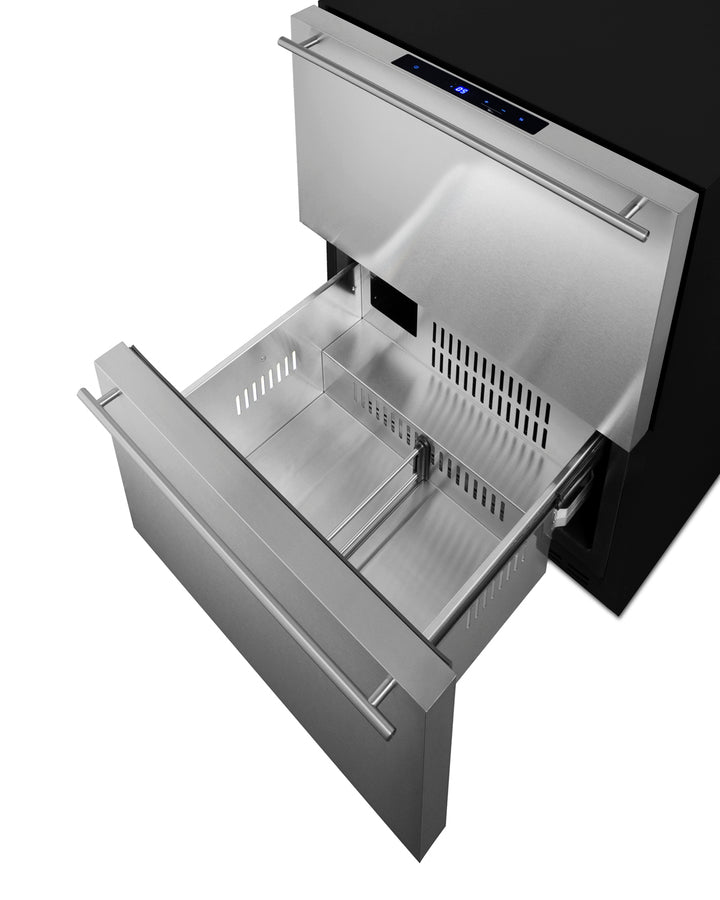 24'' Wide Outdoor ADA Compliant 2-Drawer Freezer - ADFD243OS Summit