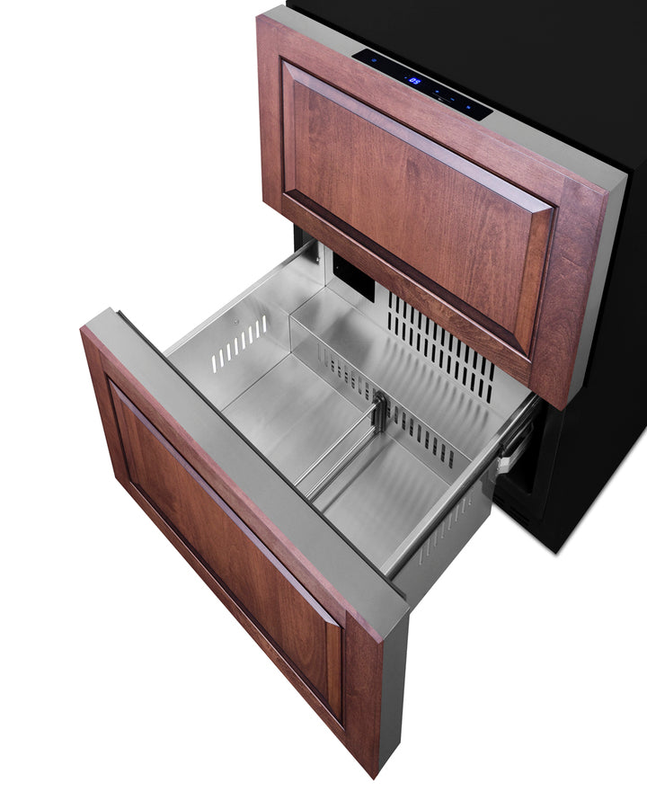 24'' Wide Outdoor ADA Compliant 2-Drawer Freezer - ADFD243OS Summit