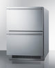 24'' Wide Indoor/Outdoor ADA Compliant 2-Drawer Freezer - ADFD2D24 Summit