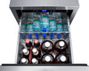 18 Inch 2 Drawer Refrigerator In ADA Height For Outdoor Or Indoor Use - ADRD18OS Summit