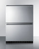 24'' Wide Indoor/Outdoor ADA Compliant 2-Drawer Refrigerator - ADRD241 Summit