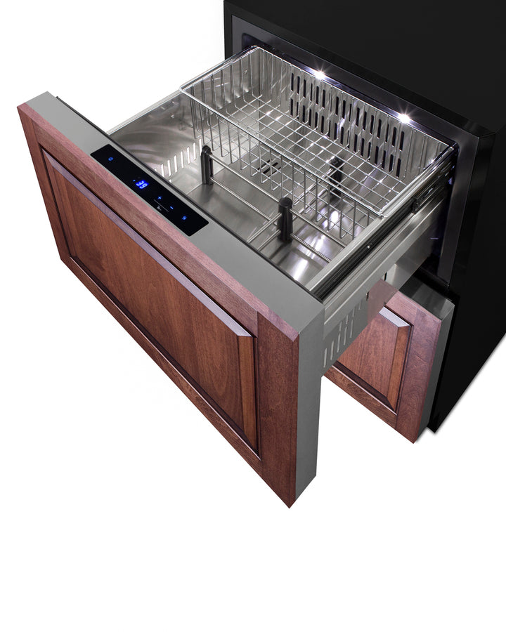 24'' Wide Panel-Ready Indoor/Outdoor ADA Compliant 2-Drawer Refrigerator - ADRD241PNR Summit