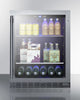 24'' Wide ADA Compliant /Commercial Beverage Center - ALBV2466CSS Summit