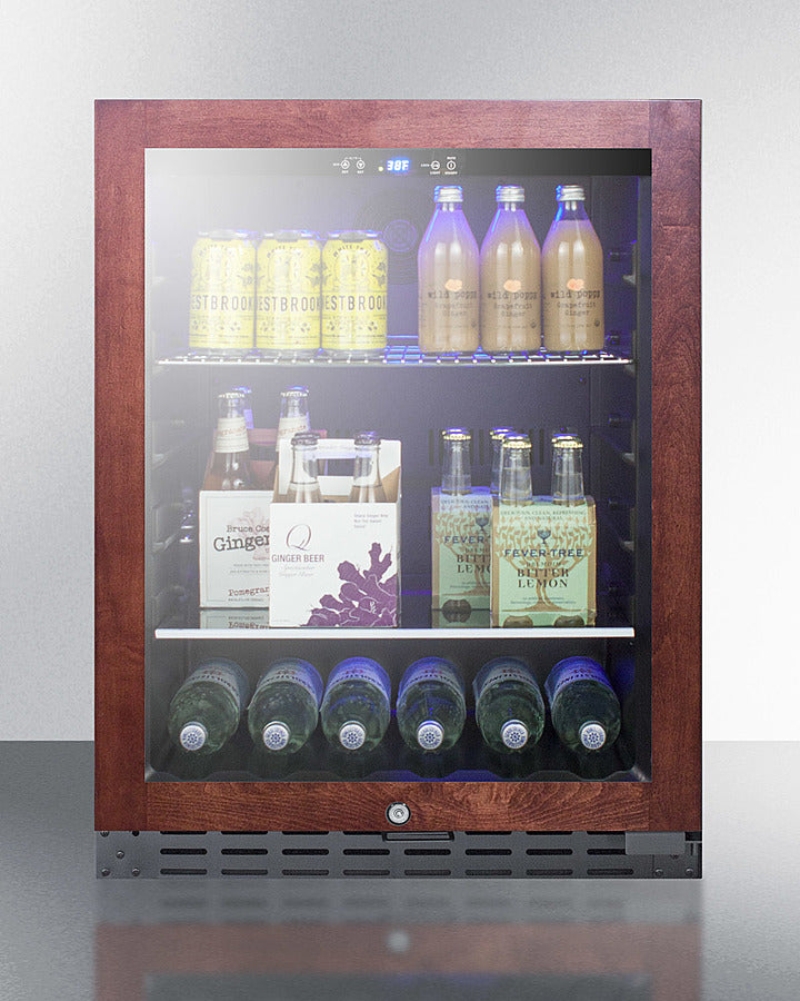 24'' Wide ADA Compliant /Commercial Beverage Center With Panel-Ready Door Trim - ALBV2466PNR Summit