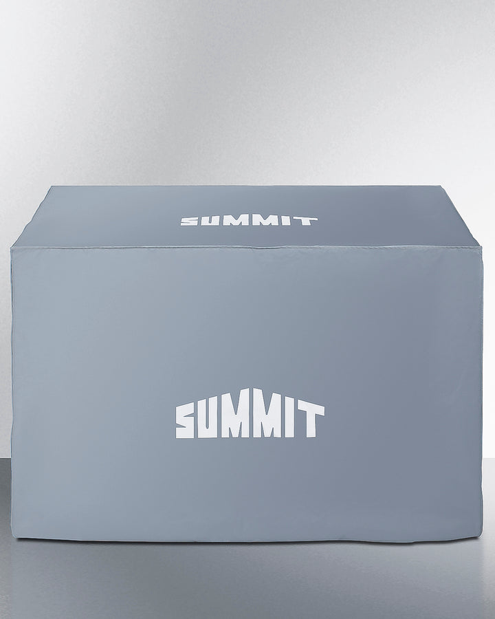 Mobile Outdoor Kitchenette With Refrigerator, Sink, Storage Cabinet, And Slide-Out Waste Bins - CARTOS54RS Summit
