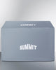 Mobile Outdoor Kitchenette With Refrigerator, Sink, Storage Cabinet, And Slide-Out Waste Bins - CARTOS54LS Summit
