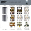 15'' Wide Built-In Wine Cellar With Seamless Stainless Steel Trimmed Low-E Glass Door And Stainless Steel Wrapped Cabinet - CL15WCCSS Summit Classic