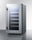 18'' Wide Built-In Wine Cellar With Seamless Stainless Steel Trimmed Glass Door And Stainless Steel Wrapped Cabinet - CL18WCCSS Summit Classic