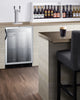 Built-In Glass Door Kegerator For Use Under ADA Compliant Counters With Dual Tap Kit For Two 1/6 Kegs - SBC56GBIADA Summit Commercial