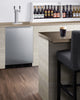 Built-In Kegerator For Use Under ADA Compliant Counters With Dual Tap Kit For Two 1/6 Kegs - SBC58BLBIADA Summit Commercial