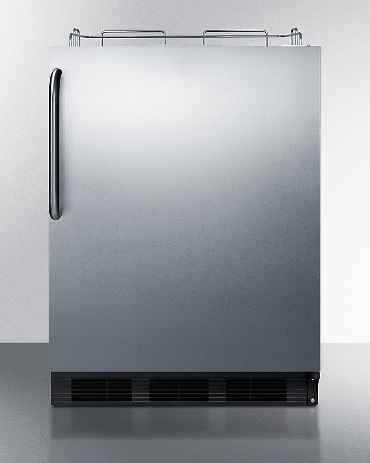 Built-In Kegerator For Use Under ADA Compliant Counters - SBC58BLBICSSADANK Summit Commercial