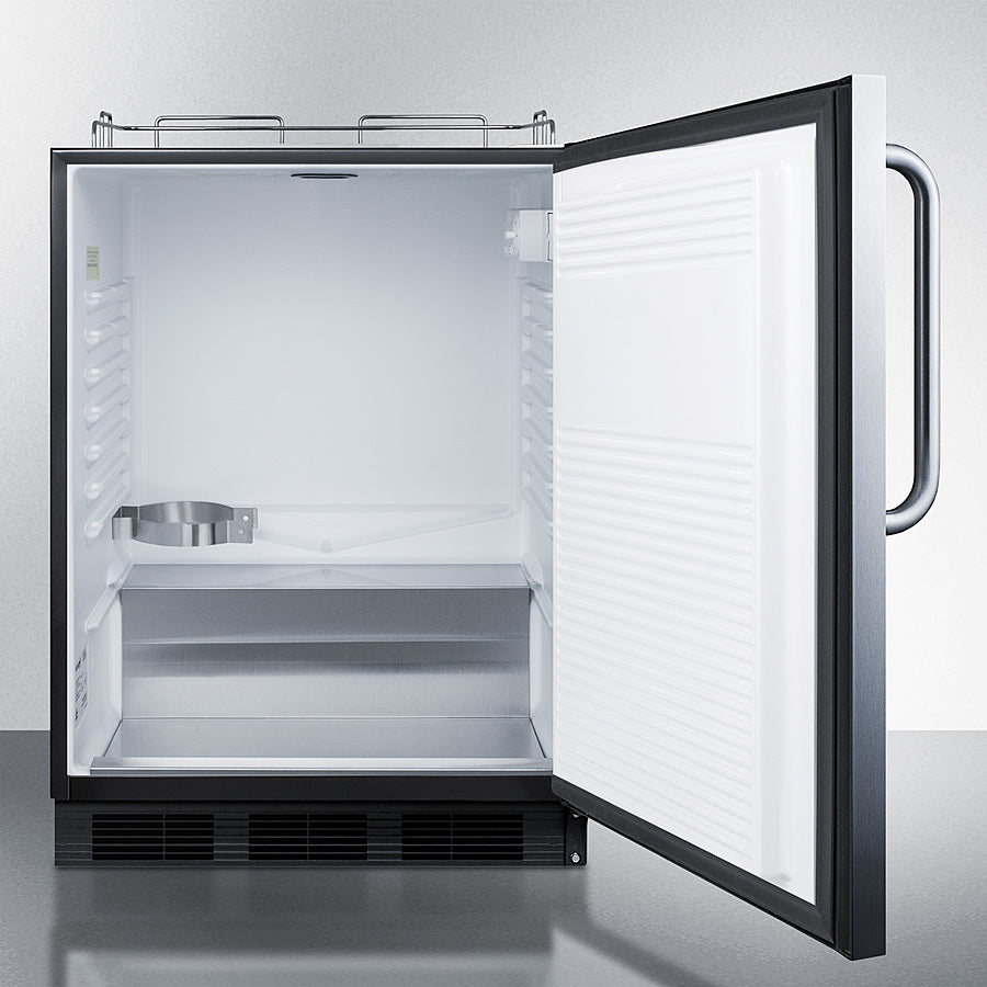 Built-In Kegerator For Use Under ADA Compliant Counters - SBC58BLBICSSADANK Summit Commercial