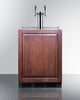 Built-In Kegerator For Use Under ADA Compliant Counters With Dual Tap Kit For Two 1/6 Kegs And Panel-Ready Door - SBC58BLBIADAIF Summit Commercial