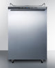 Built-In Commercially Listed Beer Dispenser, Auto Defrost With Digital Thermostat, Stainless Steel Door, Horizontal Handle, And Black Cabinet - SBC635MBI7NKSSHH Summit Commercial