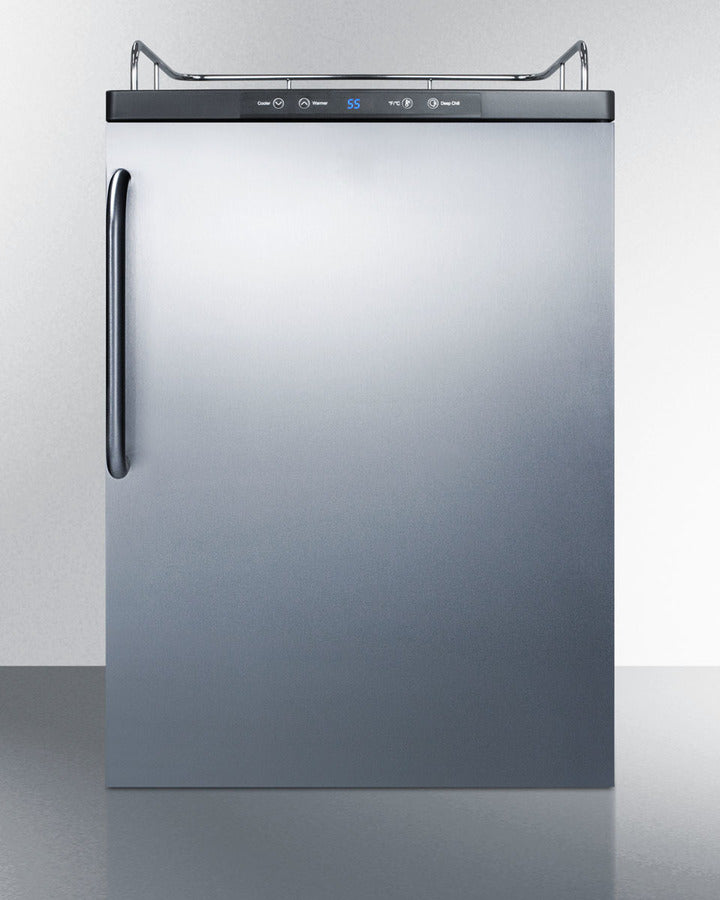 Built-In  Beer Dispenser, Auto Defrost With Digital Thermostat, Ss Wrapped Door, And Tb Handle - SBC635MBINKSSTB Summit