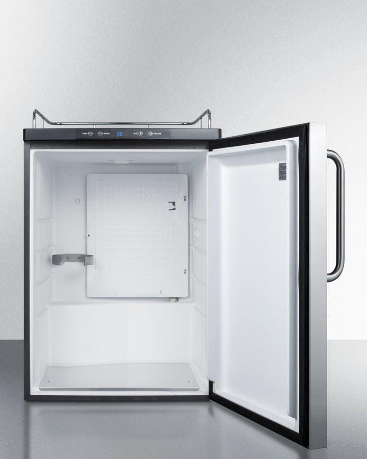 Built-In  Beer Dispenser, Auto Defrost With Digital Thermostat, Ss Wrapped Door, And Tb Handle - SBC635MBINKSSTB Summit