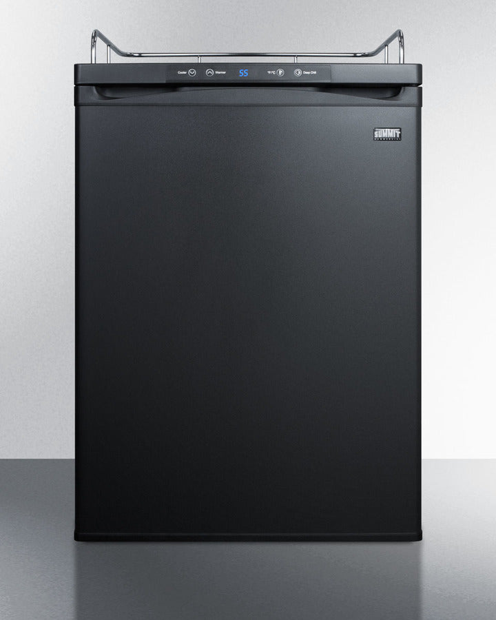 Built-In Beer Dispenser In Black, Auto Defrost With Digital Thermostat - SBC635MBINK Summit