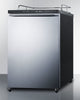 Built-In Commercially Listed Beer Dispenser, Auto Defrost With Digital Thermostat, Stainless Steel Door, Horizontal Handle, And Black Cabinet - SBC635MBI7NKSSHH Summit Commercial