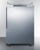 Freestanding Commercially Listed Outdoor Beer Dispenser, Auto Defrost With Digital Thermostat, Stainless Steel Wrapped Exterior, And Thin Handle - SBC635MOS7NKHV Summit Commercial