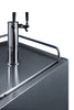 Built-In Commercially Approved Dual Tap Cold Brew Kegerator In Stainless Steel - SBC682CFTWIN Summit