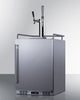 Built-In Commercially Approved Dual Tap Combo Cold Brew And Nitro Coffee Kegerator In Stainless Steel - SBC682CMTWIN Summit