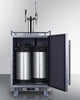 Built-In Commercially Approved Dual Tap Combo Cold Brew And Nitro Coffee Kegerator In Stainless Steel - SBC682CMTWIN Summit