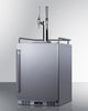 Built-In Commercially Approved Dual Tap Nitro Coffee Kegerator In Stainless Steel - SBC682NCFTWIN Summit