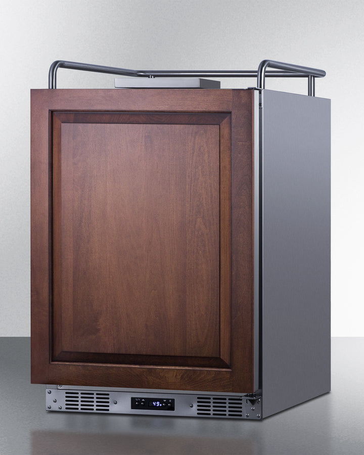 Built-In Commercially Approved Kegerator With Panel-Ready Door, No Tap Kit Included - SBC682NKPNR Summit