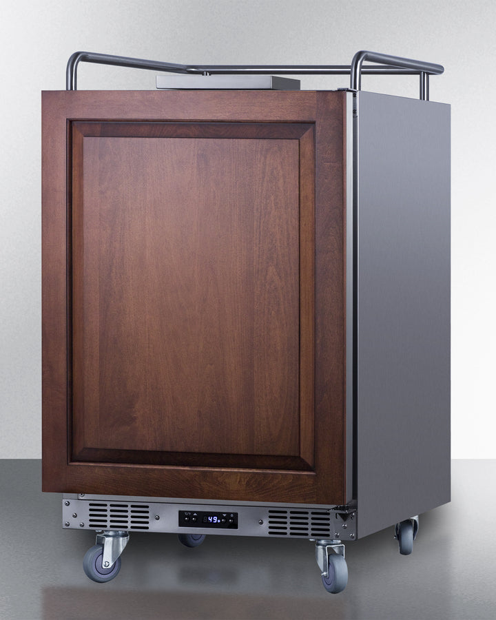 Built-In Commercially Approved Kegerator With Panel-Ready Door, No Tap Kit Included - SBC682NKPNR Summit