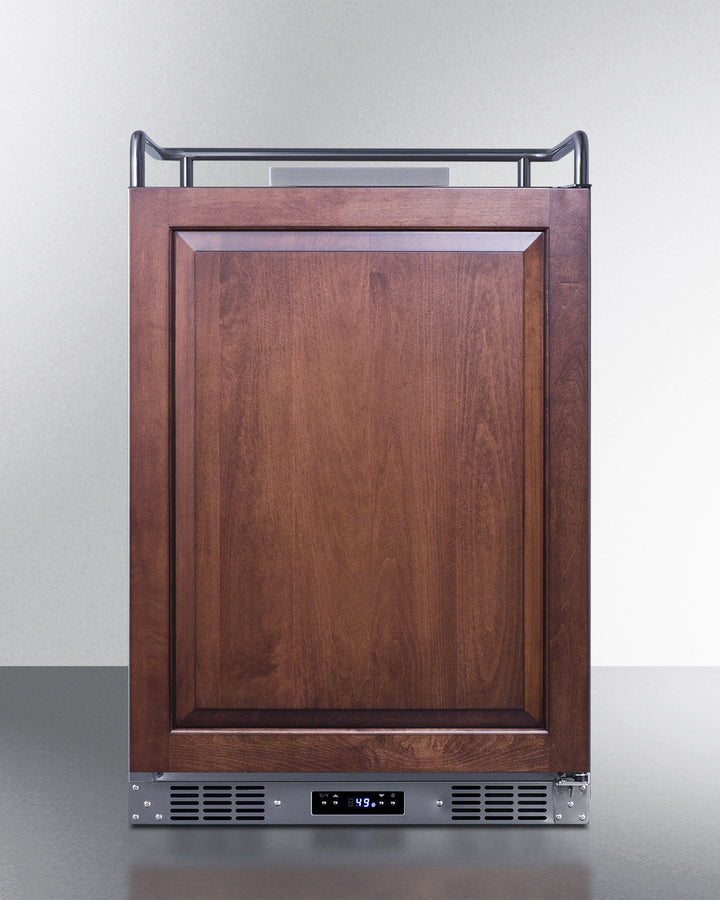 Built-In Commercially Approved Kegerator With Panel-Ready Door, No Tap Kit Included - SBC682NKPNR Summit