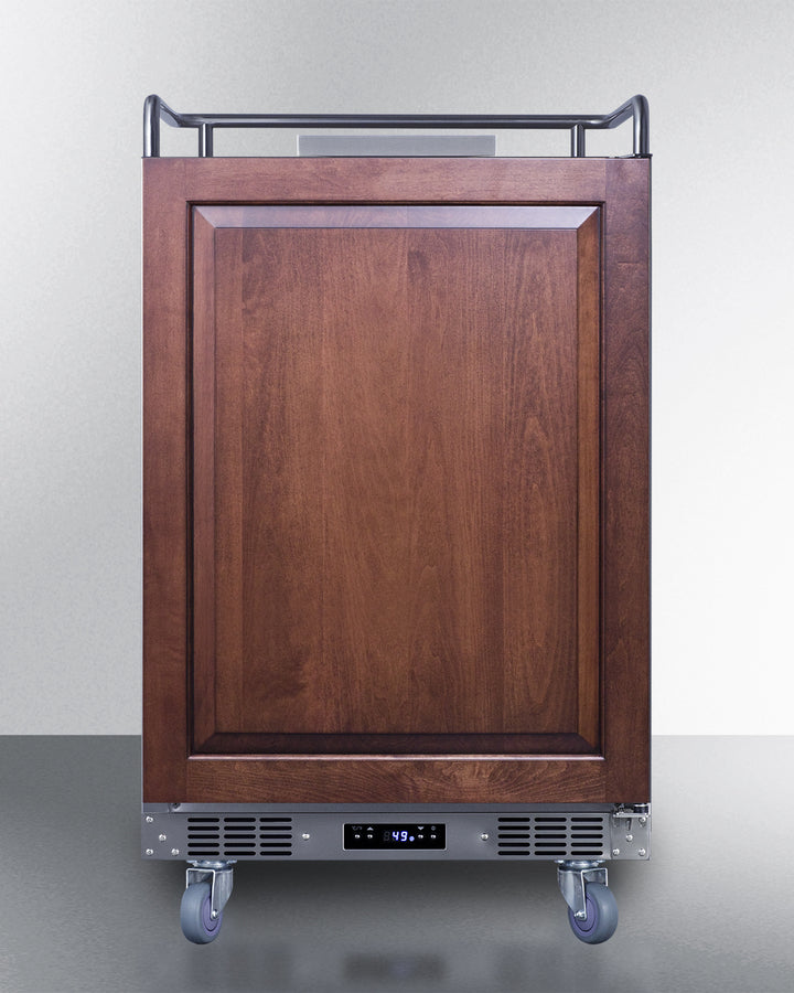 Built-In Commercially Approved Kegerator With Panel-Ready Door, No Tap Kit Included - SBC682NKPNR Summit