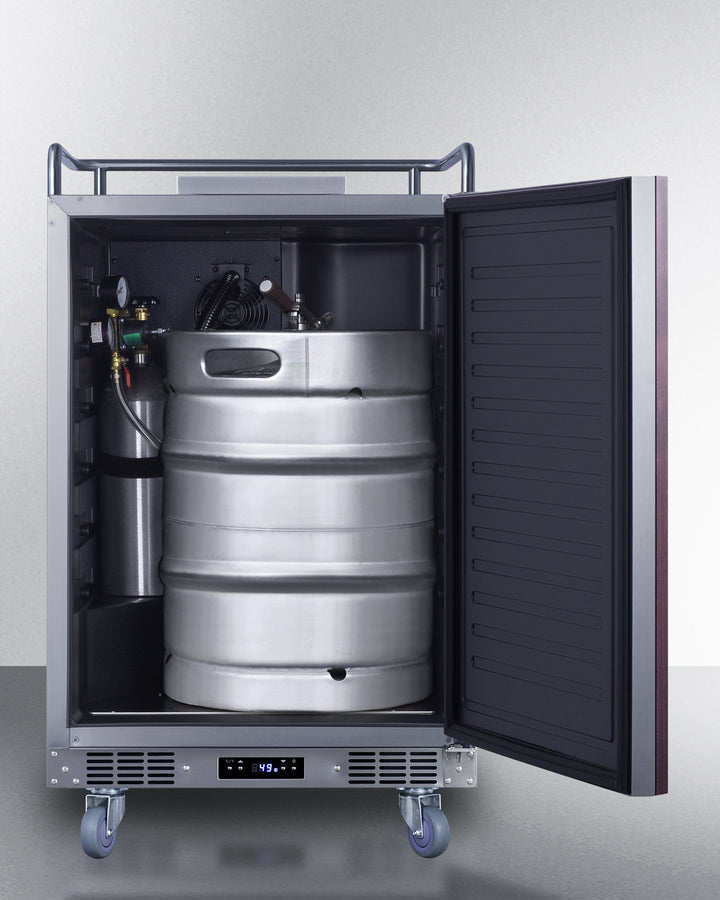Built-In Commercially Approved Kegerator With Panel-Ready Door, No Tap Kit Included - SBC682NKPNR Summit